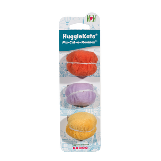 HuggleKats® Ma-Cat-a-Roonies Cat Toys, 3 Pack