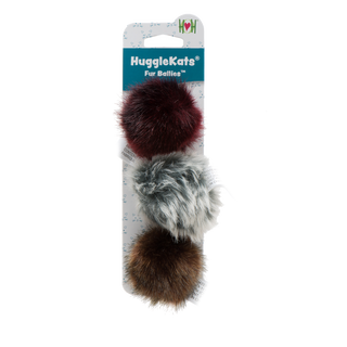 HuggleKats® Fur Ballies Cat Toys, 3 Pack