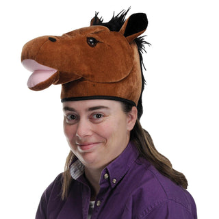 Plush Horse Head Hat | Plushie Depot