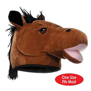 Plush Horse Head Hat | Plushie Depot