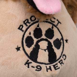 HuggleCause™, Project K-9 Hero, Flash Knottie® Plush Dog Toy, Large