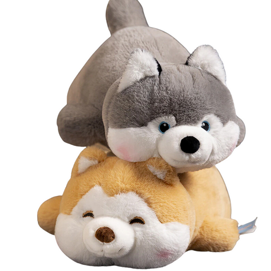 Kawaii Fluffy Husky Plushies Stuffed Animals - Plushie Depot