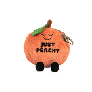 Punchkins - Plush Bag Charm Cute Just Peachy Soft Toy Funny Gift Animal