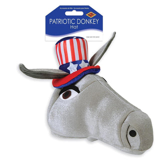 Plush Patriotic Donkey Hat | Plushie Depot