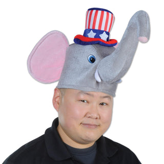 Plush Patriotic Elephant Hat | Plushie Depot