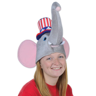 Plush Patriotic Elephant Hat | Plushie Depot