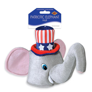 Plush Patriotic Elephant Hat | Plushie Depot