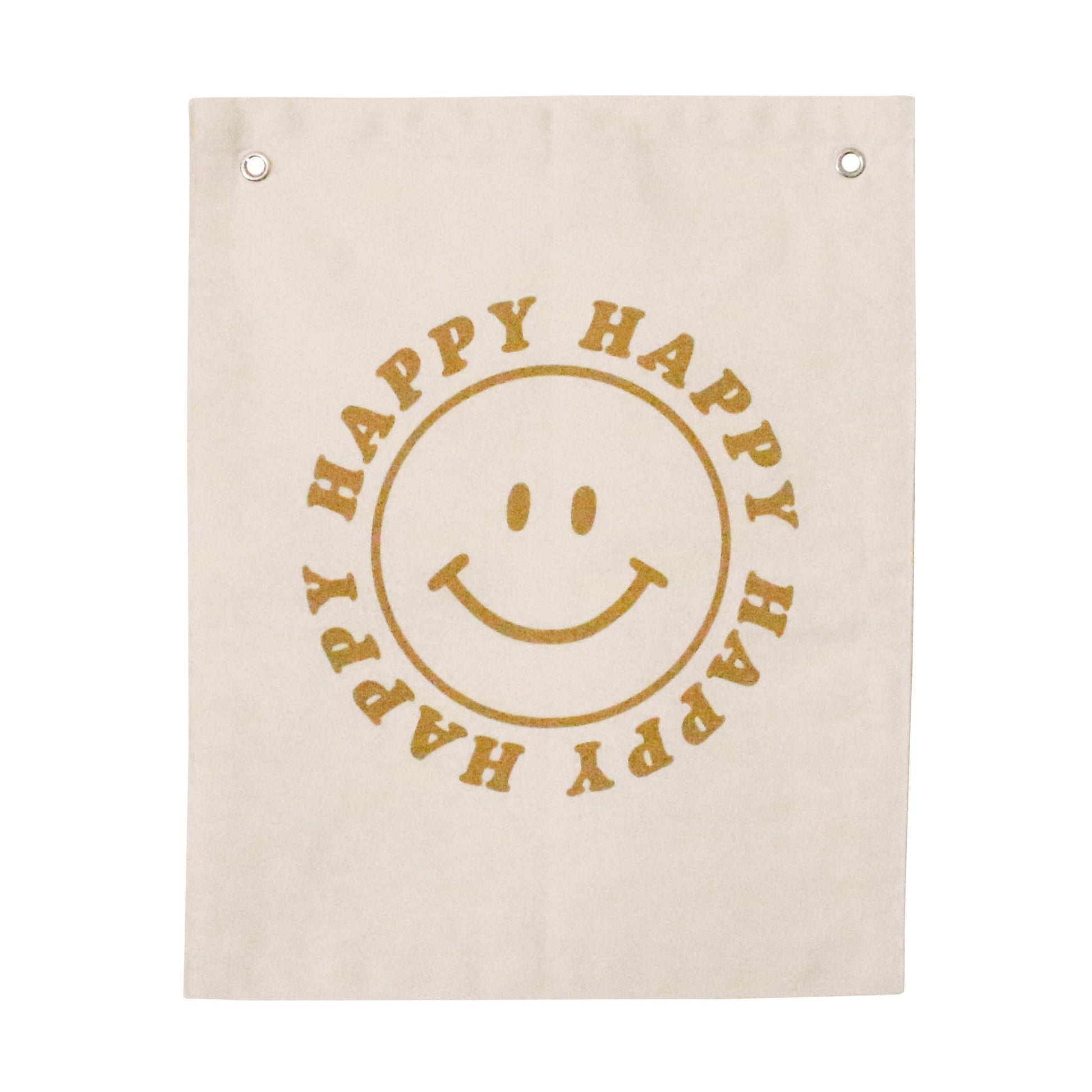 happy face banner Wall Hanging - Plushie Depot
