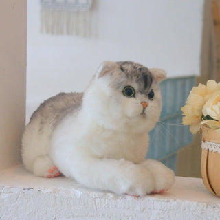British Shorthair Cat – Realistic Plush for Women