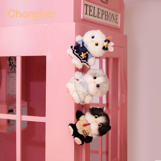 Kitty Bag Charms – Mini Plush Accessories for Girls Pet Lovers