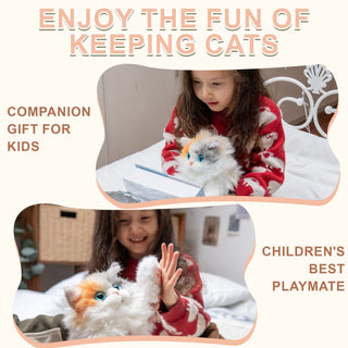 Mini Calico Cat Backpack – Plush Kitty Bag for Teens