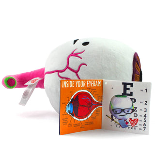 I Heart Guts - Brown Iris Eyeball Plush - Party Pupil in the House Plushie Depot