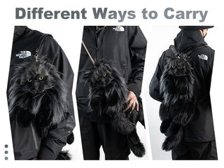 Maine Coon Cat Backpack – Realistic Cat Stylish Daypack