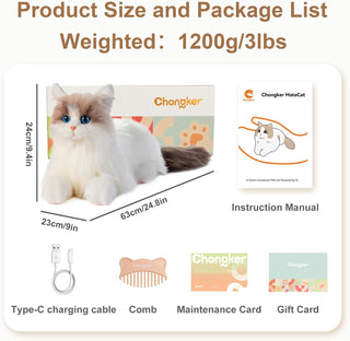 Percy Companion-MateCat1.1 Robot Cat – Companion Toy for Sensory Comfort