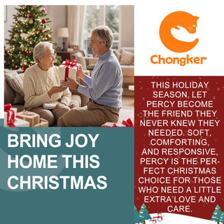 Percy Robot Cat – Interactive Weighted Comfort Toy