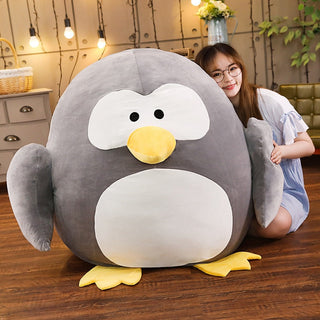 Peggy the Giant Penguin 27" Gray Plushie Depot
