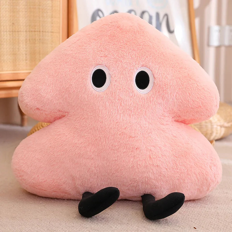 Cute Colorful Tree Pillows Pink 43cm - Plushie Depot