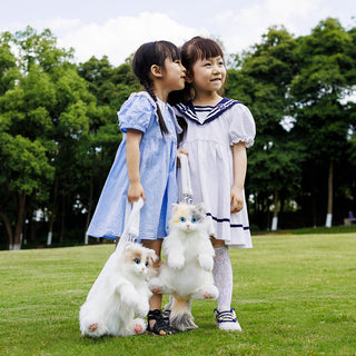 Mini Tuxedo Cat Backpack – Plush Cat Bag for Girls Gift Idea