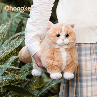 Ginger Cat Bag – Plush Shoulder Bag for Cat Lovers
