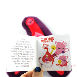 I Heart Guts - Enjoy Your Clitoris Plushie - Plushie Depot