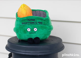 Punchkins - Dumpster Fire Plushie Meme Plushie Depot