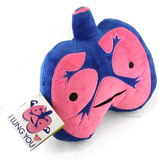I Heart Guts - Lungs Plush - I Lung You - Plushie Depot