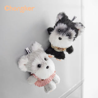 Gray Schnauzer Dog Charm- Kawaii Puppy Charm for Teens