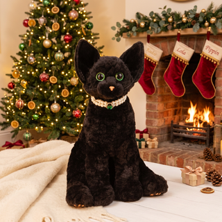 Devon Rex Cat Plush – Handmade Gift for Cat Lovers