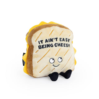 Punchkins - "It Aint Easy Being Cheesy" Plush Grilled Cheese Sandwich | Plushie Depot