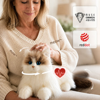 Percy Companion-MateCat1.1 Robot Cat – Companion Toy for Sensory Comfort