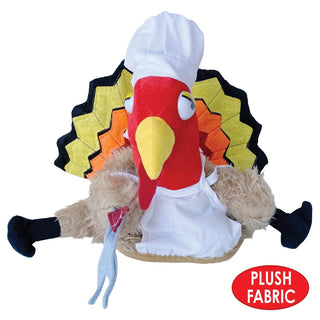 Thanksgiving Plush Chef Turkey Hat | Plushie Depot