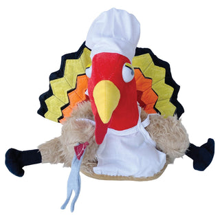 Thanksgiving Plush Chef Turkey Hat | Plushie Depot