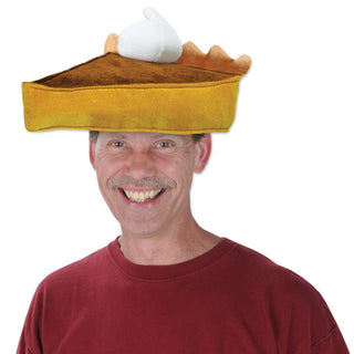 Thanksgiving Plush Pumpkin Pie Hat