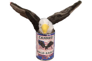 Canned Gifts - Canned Bald Eagle | Liberty | July 4th | Fourth of July USA - Plushie Depot