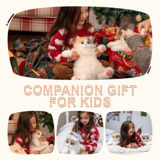 Mini Calico Cat Backpack – Plush Kitty Bag for Teens