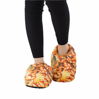 Funny Baked Bread Plush Slippers