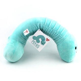I Heart Guts - Penis Neck Pillow With Foreskin Pocket - Plushie Depot