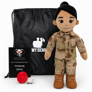 Air Force Daddy Doll | Military Doll | Recordable Female Tan Black