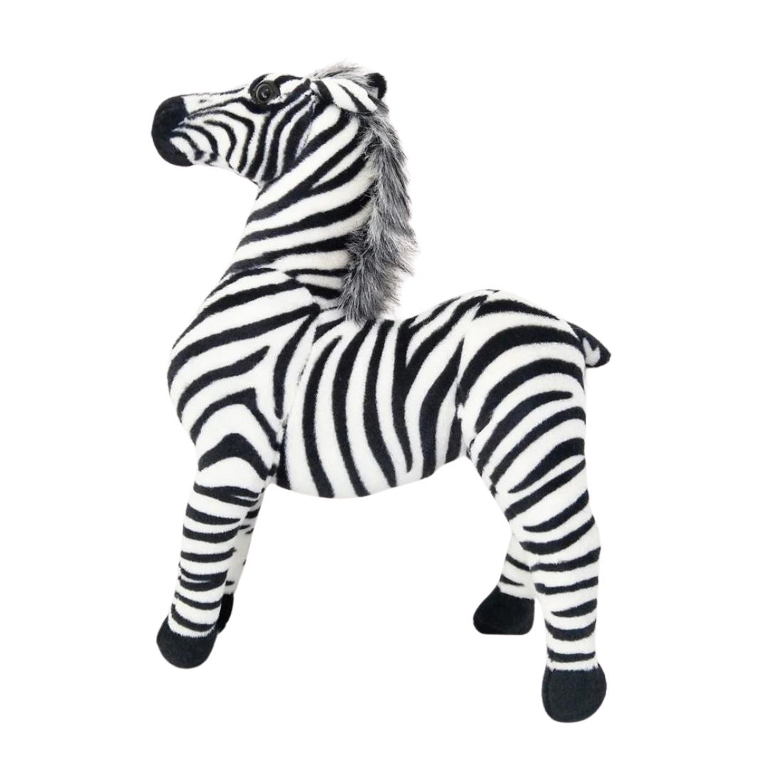 Almost Like A Real Zebra Plushie Stuffed Animals - Plushie Depot