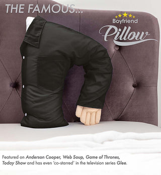 Boyfriend Pillow - Microbead Filling With Cotton Shirt - Always Cozy and Huggable