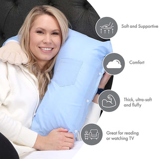 Boyfriend Pillow - Microbead Filling With Cotton Shirt - Always Cozy and Huggable