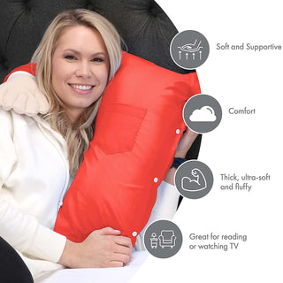 Boyfriend Pillow - Microbead Filling With Cotton Shirt - Always Cozy and Huggable