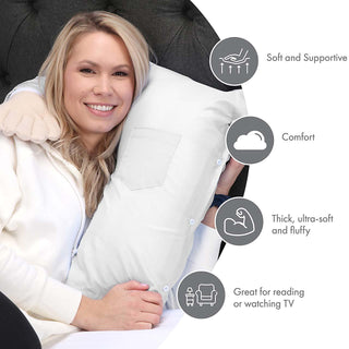 Boyfriend Pillow - Microbead Filling With Cotton Shirt - Always Cozy and Huggable