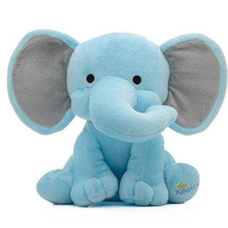 Blue Elephant Stuffed Animal – Stuff Animal Plush Toy 9" Plushie Depot