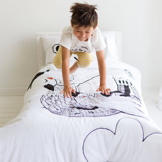 Swan Toddler Comforter - Plushie Depot