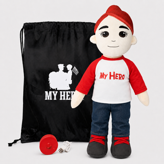 Custom Doll | Personalized Plush & Recordable Comfort Doll Female Fair Red