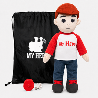 Custom Doll | Personalized Plush & Recordable Comfort Doll Male Fair Red
