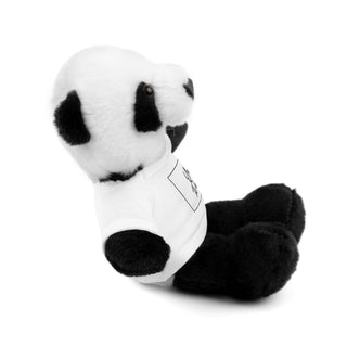 8" Panda Plush w/ Custom Tee Plushie Depot