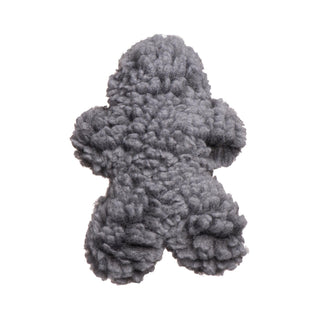 HuggleFleece® Man Plush Dog Toy, Regular Gray