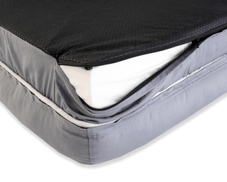 PupLounge™ Memory Foam Bolster Bed & Topper Plushie Depot